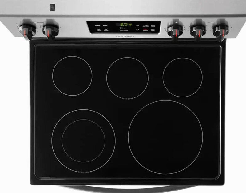 Frigidaire 30in Stainless Steel Electric Range - Freestanding Oven And Cooktop Combo