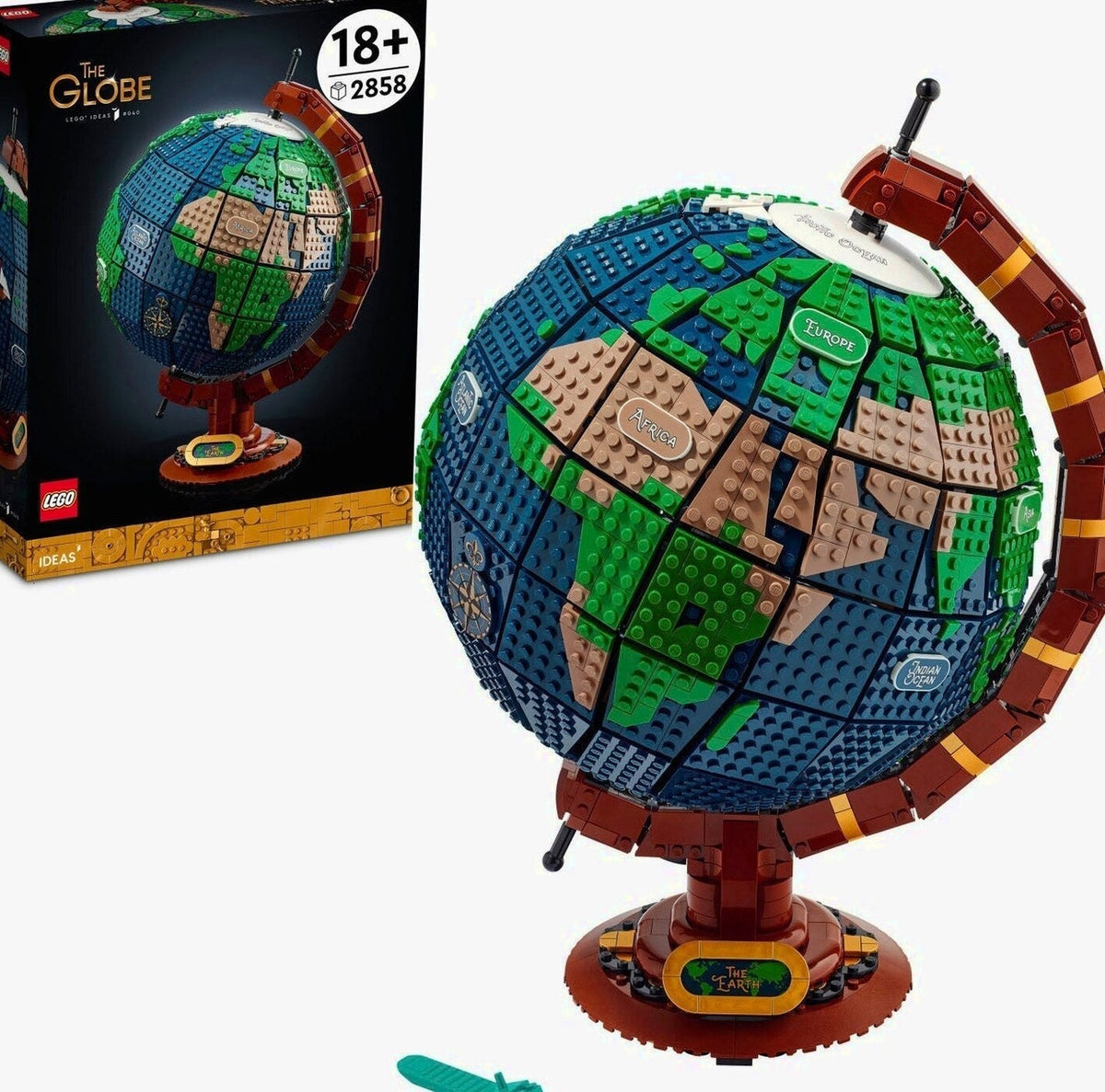 LEGO Ideas The Globe Toy Building Kit, 2585 Pieces - 21332