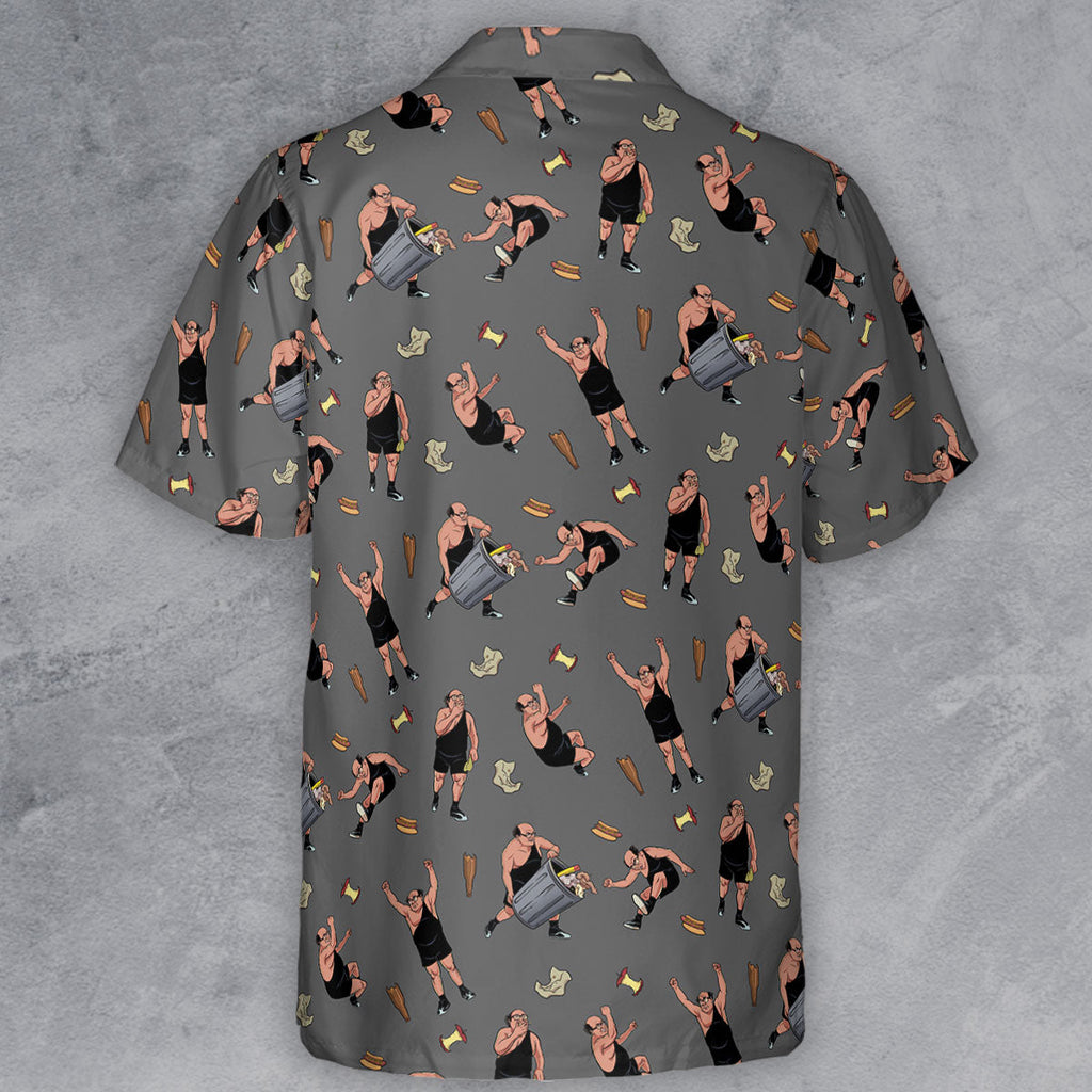 The Trashman It's Always Sunny in Philadelphia Button Down Shirt