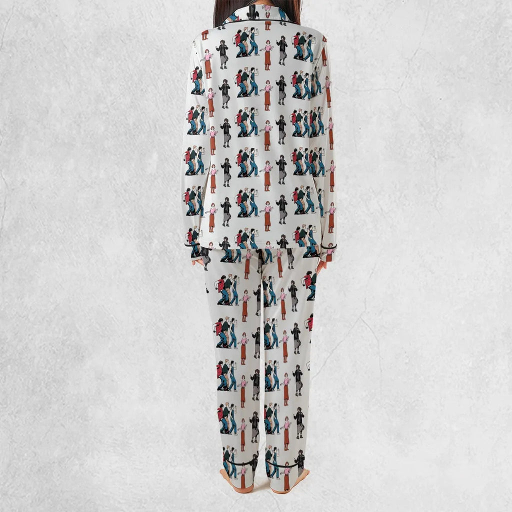 The Breakfast Club Characters Pattern Pajamas Set