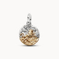 Leo Zodiac Medallion Charm - Gold