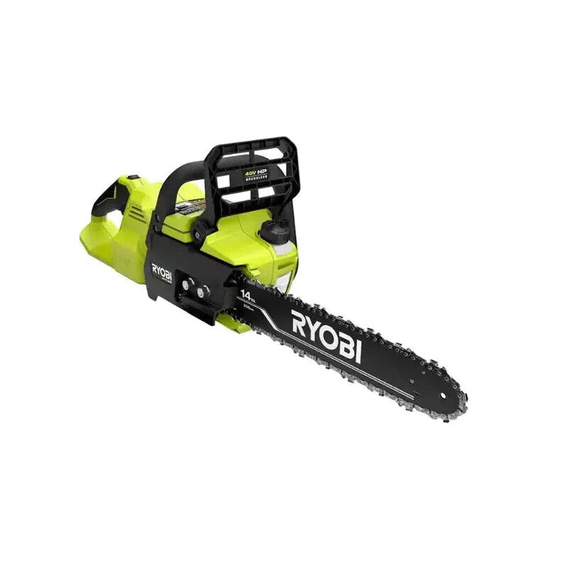 RYOBI 40V 18-Inch Cordless Chainsaw Kit With Battery And Charger - Green