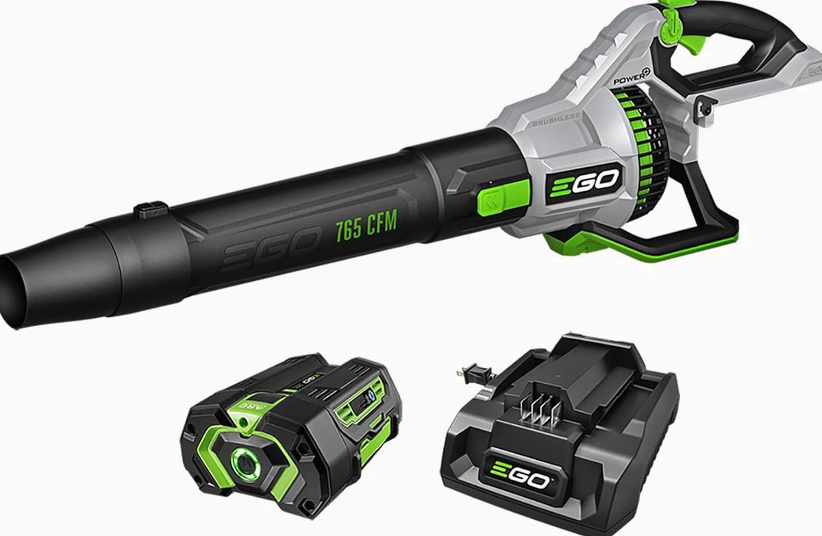 EGO POWER+ Cordless Electric Leaf Blower 765 CFM With 56V 5.0Ah Battery And Charger - LB7654