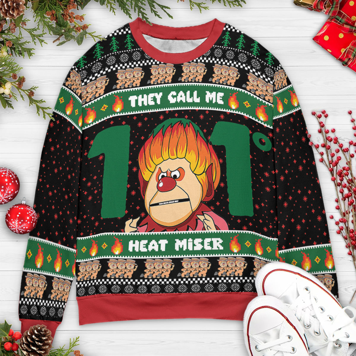 Call me Heat Miser Miser Bros The Year Without a Santa Claus Ugly Christmas Sweatshirt