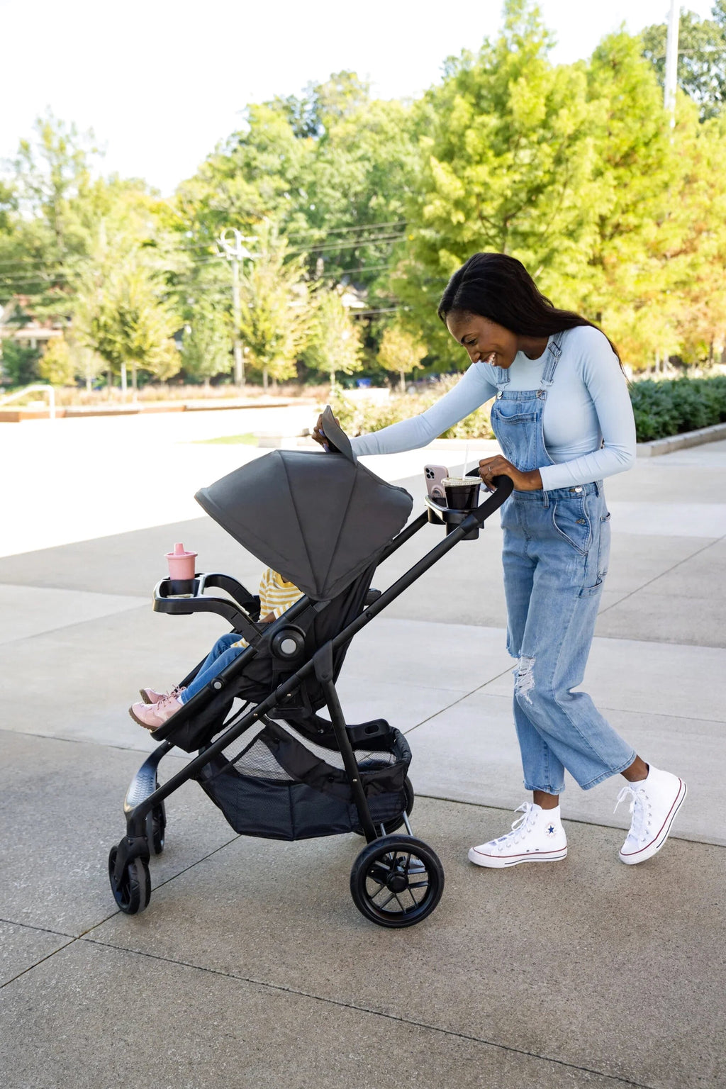 Safety 1st Grow And Go Sprint Modular Travel System Stroller With Rear-Facing Infant Car Seat - Bluestone