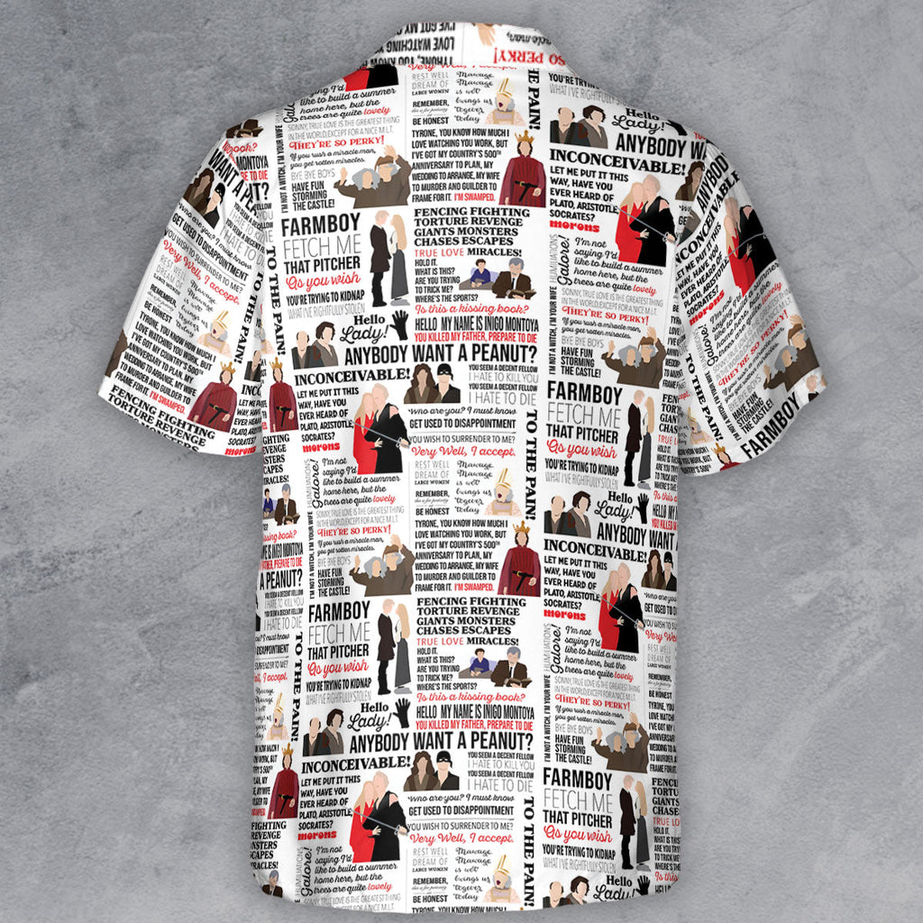Inconceivable Quotes Button Down Shirt