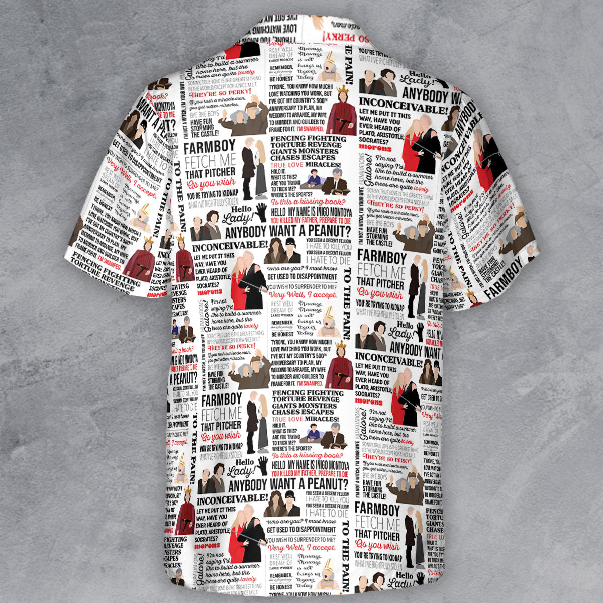Inconceivable Quotes Button Down Shirt