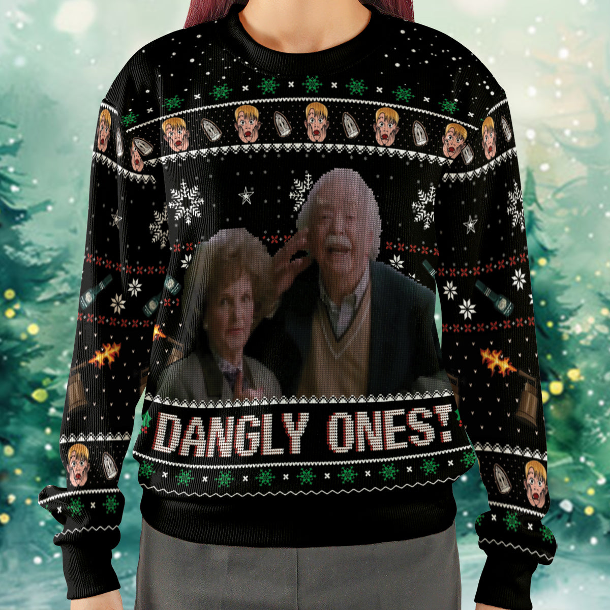 Dangly Ones! Ugly Christmas Sweatshirt