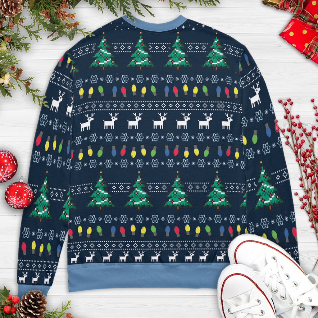 Careful Of The Icy Patch Ma Bear Ugly Christmas Sweatshirt