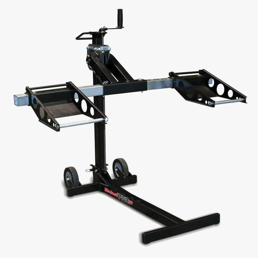 Riding Mower Lift, 750 lb Capacity, 31.5 Inches to 62.5 Inches Adjustable Wheel Span