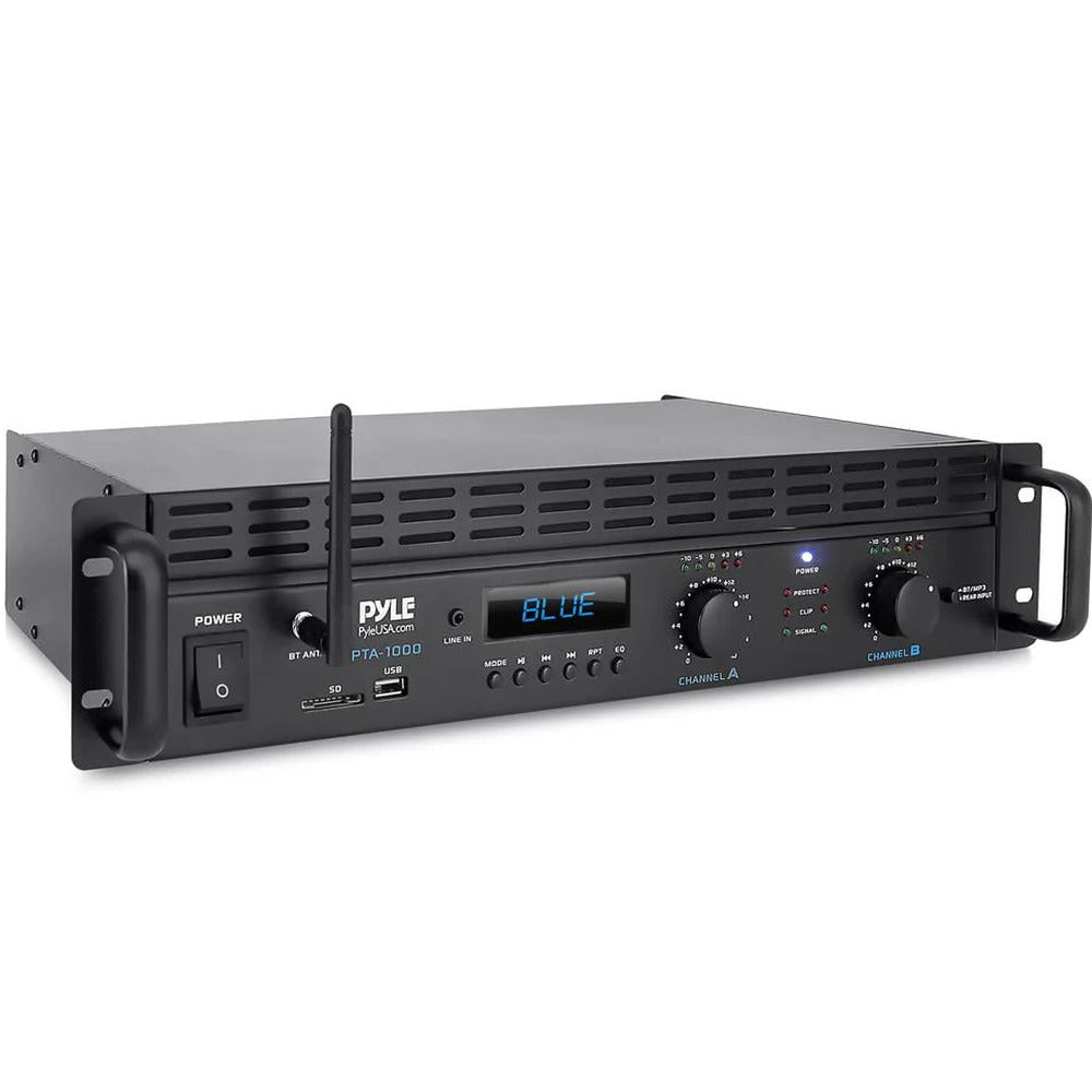 Pyle 2-Channel 2000W Bridgeable Rack-Mount Pro Audio Amplifier