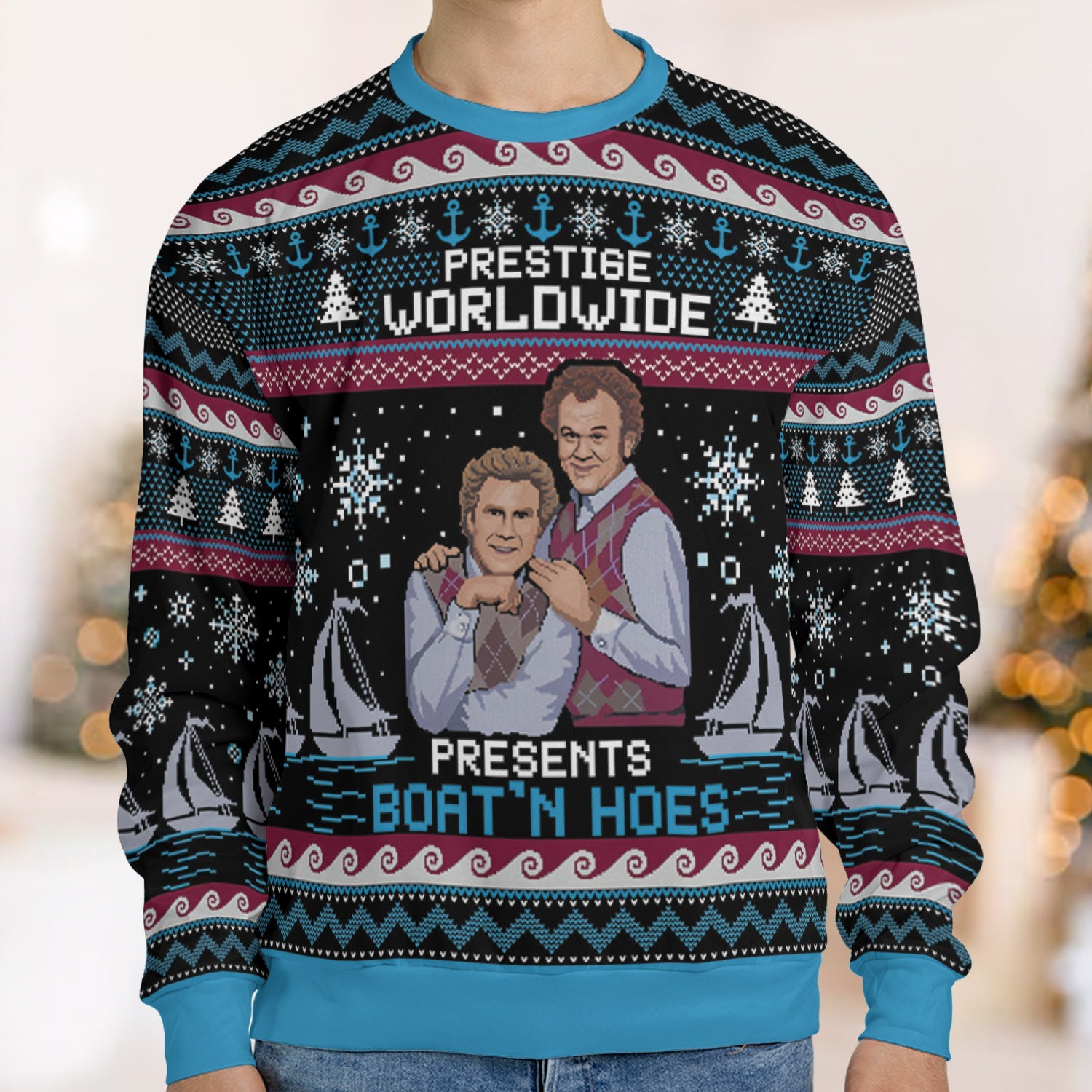Step Brothers Ugly Christmas Sweatshirt