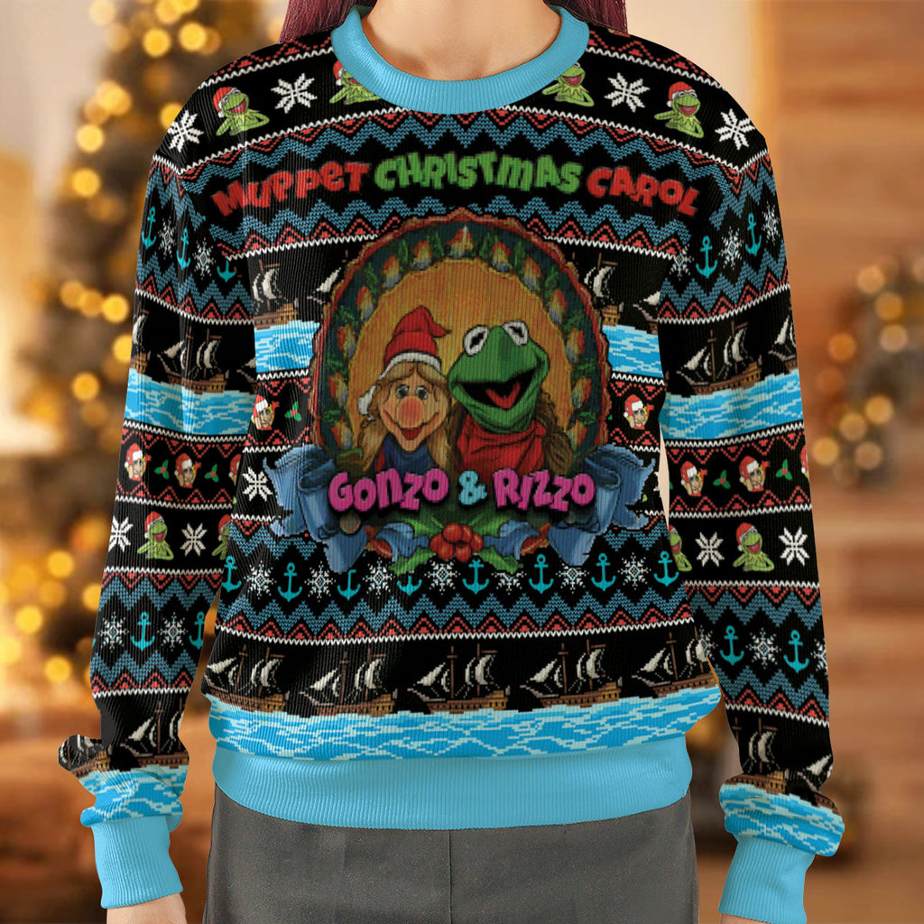 Gonzo And Rizzo Ugly Christmas Sweatshirt