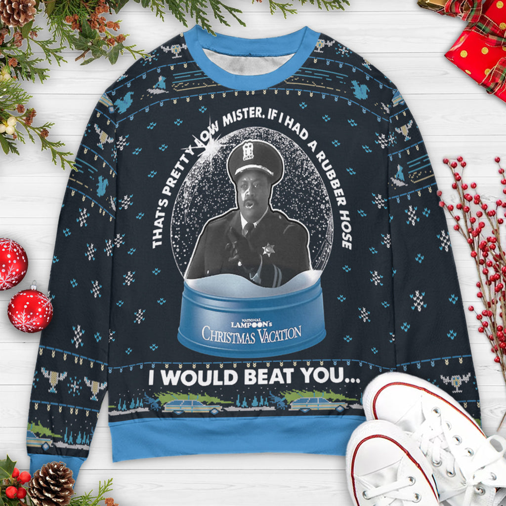 I Would Beat You Ugly Christmas Sweatshirt