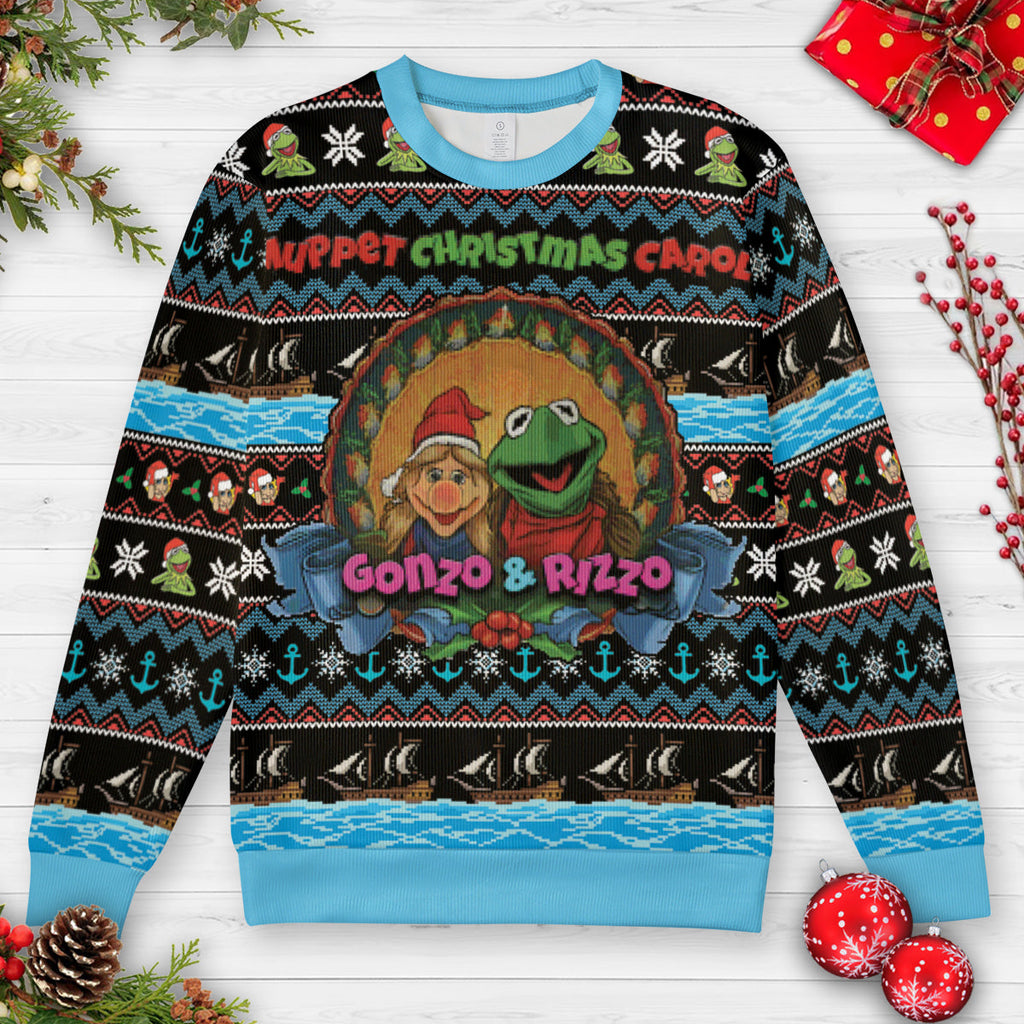 Gonzo And Rizzo Ugly Christmas Sweatshirt