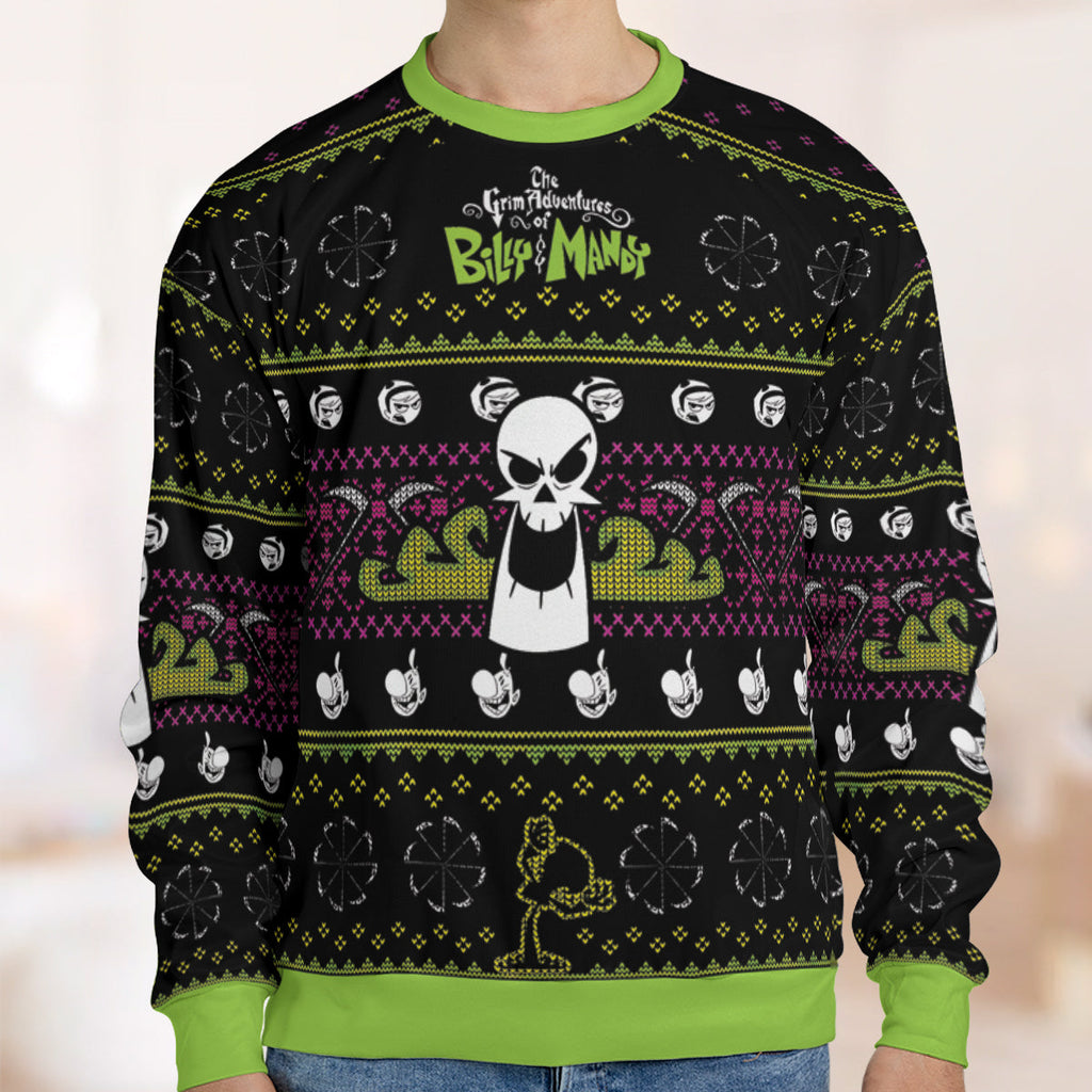Billy And Mandy Ugly Christmas Sweatshirt
