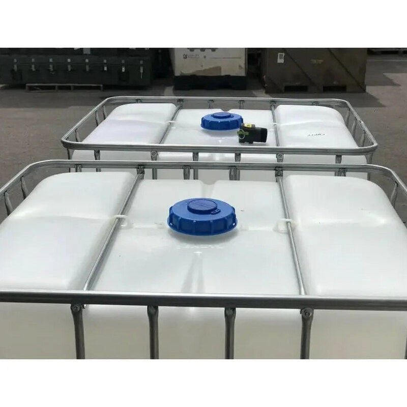 Schutz 330-Gallon Food-Grade IBC Tank - NSF-Certified For Drinking Water And Rainwater Harvesting