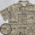 Zelda Story Of The Hero Time Legend Button Down Shirt