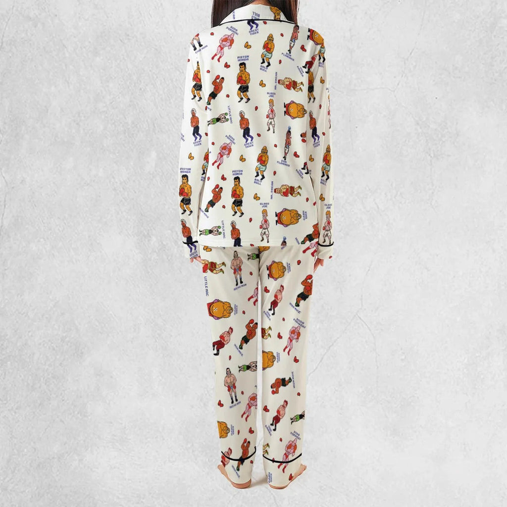 Retro Game Punch Out Pajamas Set