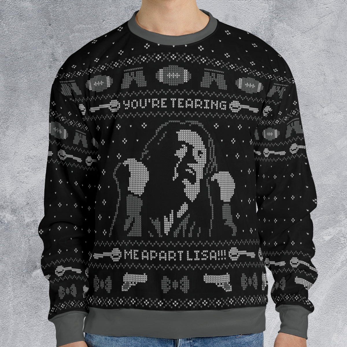 Tearing Me Apart Ugly Christmas Sweatshirt