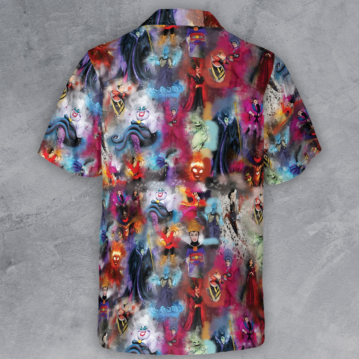 Watercolor Villains Button Down Shirt
