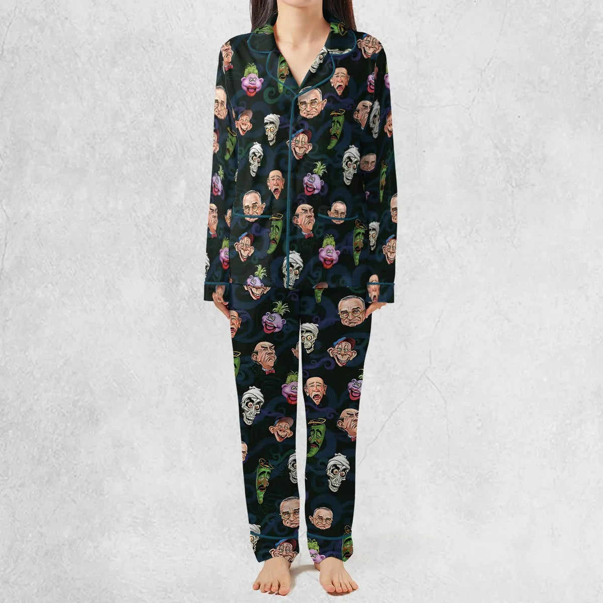 Puppet Comedy Characters Pajamas Set