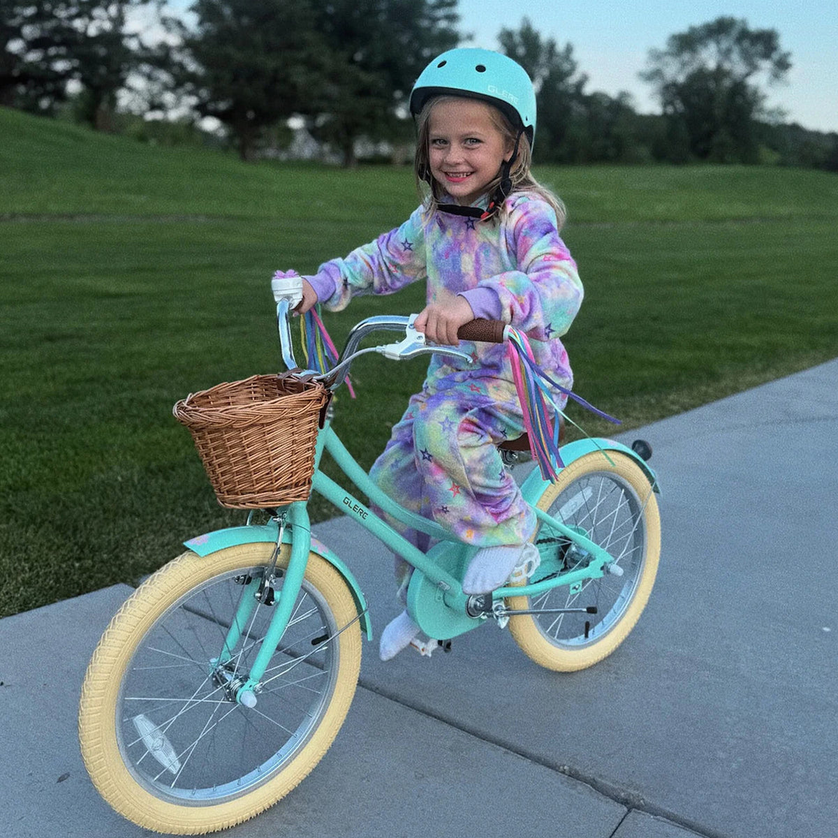 Glerc Girls' Kids' Bike, 12 inch, Pink, Ages 2-4 Years - Little Molly