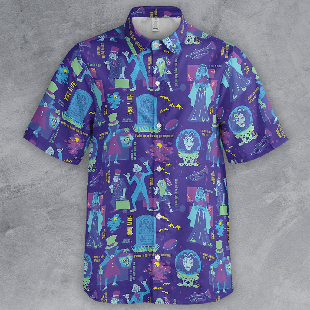 Happy Haunts Journal Haunted Mansion Button Down Shirt
