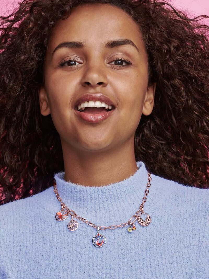 Rose Gold-Plated Small Link Chain Necklace