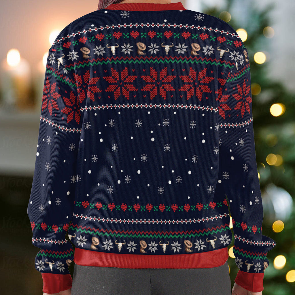 All I Want For Christmas Is Biscuits And Whores Ugly Christmas Sweatshirt