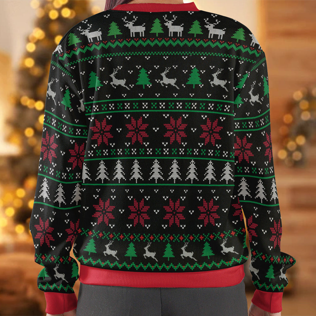 Baby Billy All I Want For Christmas Is A 8 Ball And 2 Million Dollars Ugly Christmas Sweatshirt
