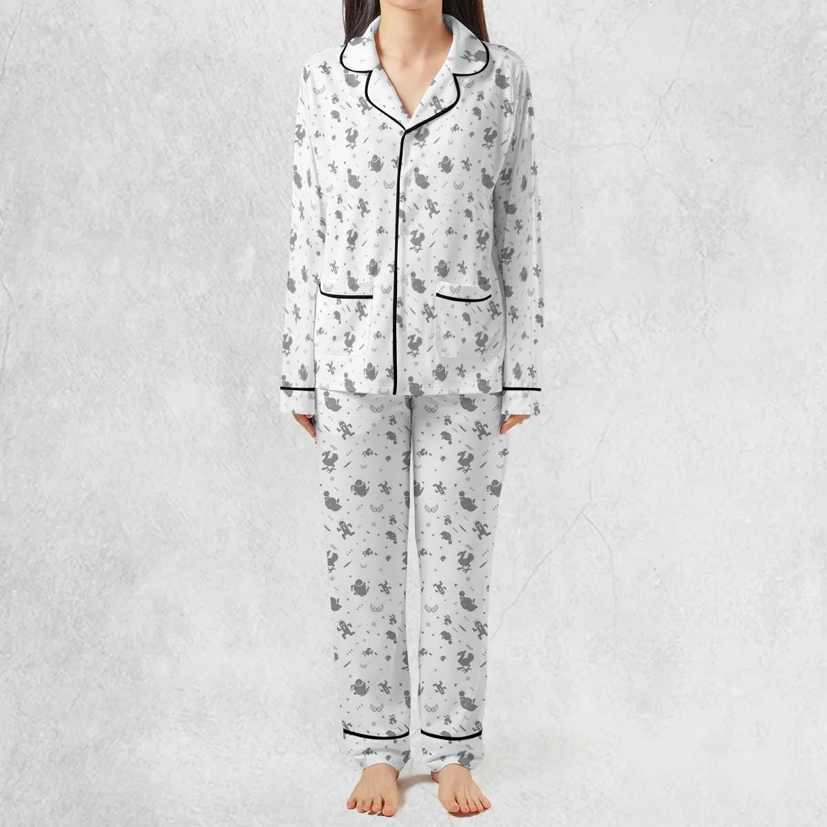 Final Fantasy Creatures Pattern Pajamas Set