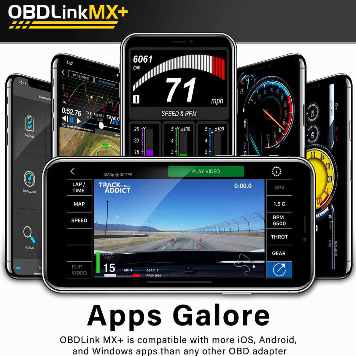 OBDLink Bluetooth OBD Scanner for iPhone, Android and Windows - MX+