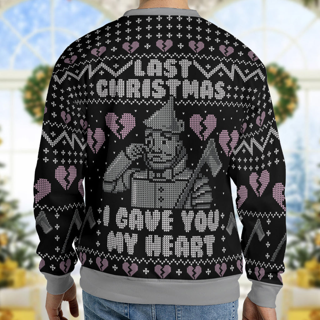 Heartbreaker The Tin Man The Wizard of Oz Ugly Christmas Sweatshirt