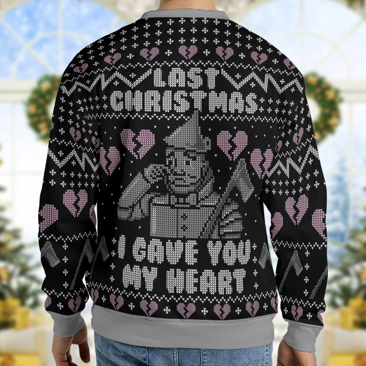 Heartbreaker The Tin Man The Wizard of Oz Ugly Christmas Sweatshirt