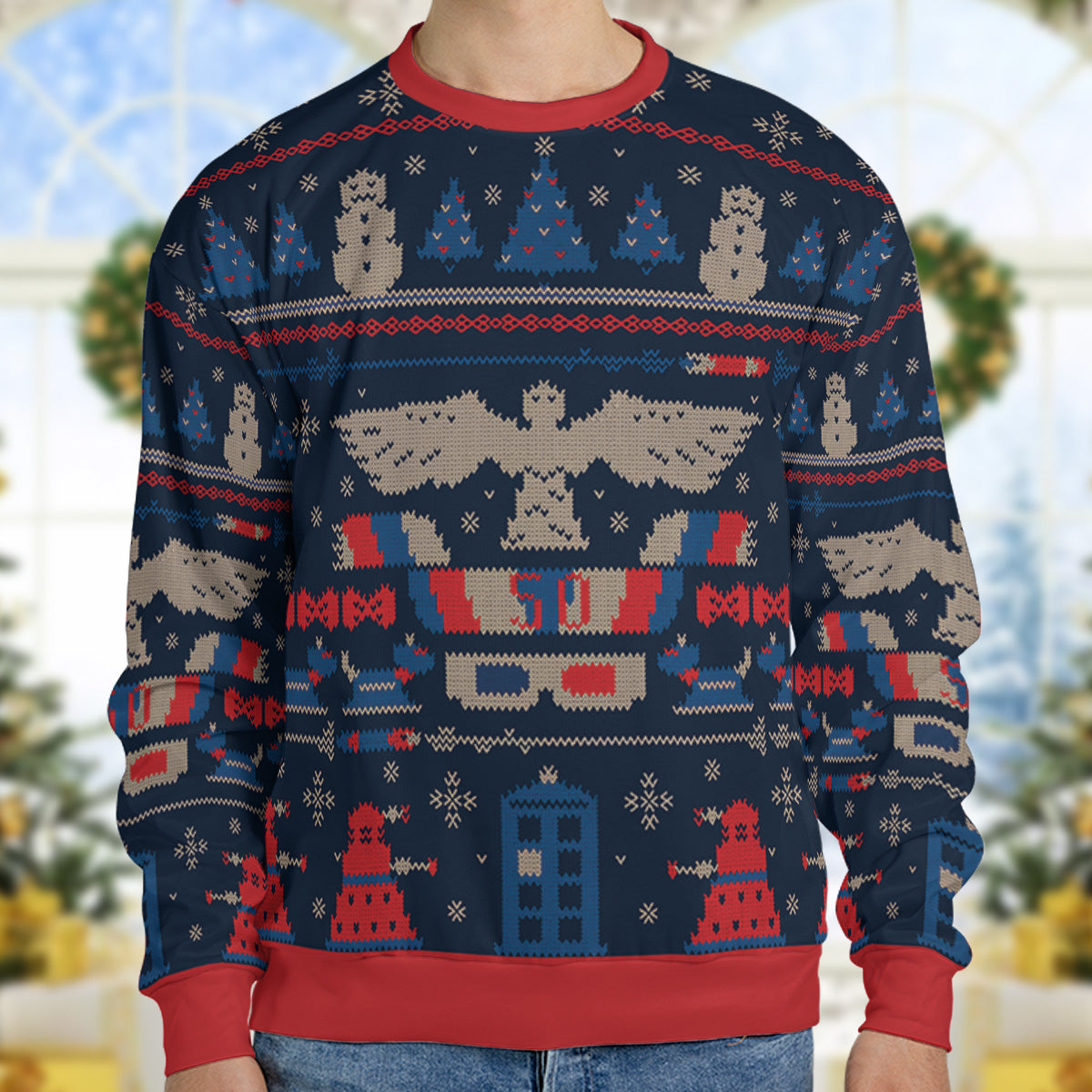 Ugly Who Doctor Who Ugly Christmas Sweatshirt
