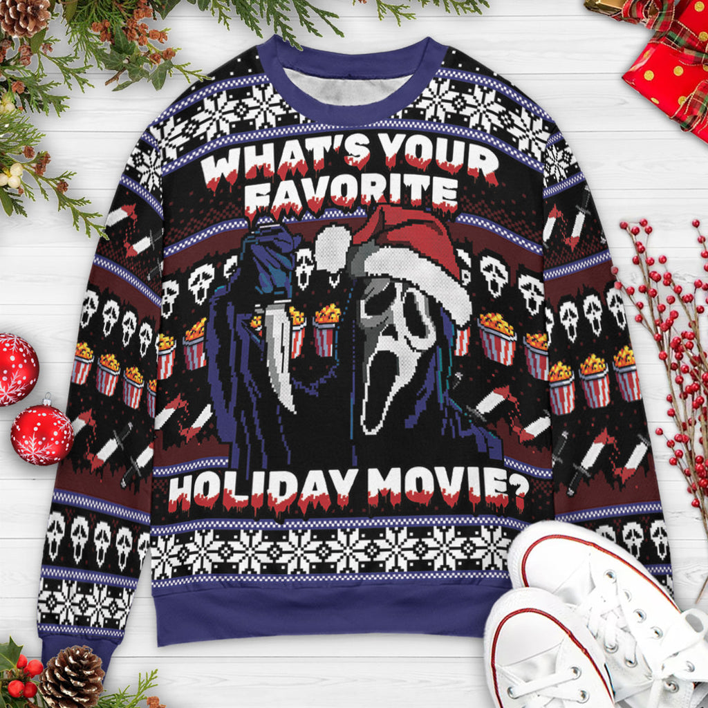 Holiday Scream Ugly Christmas Sweatshirt
