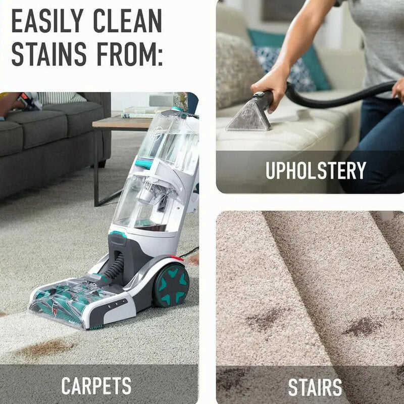 Hoover SmartWash+ Automatic Carpet Cleaner, Turquoise - FH52000