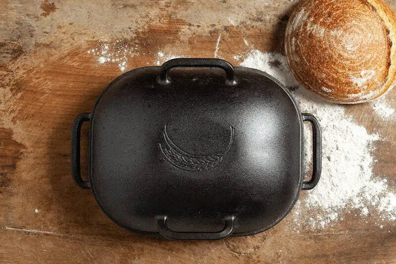 Challenger Breadware Cast Iron Loaf Pan, 15.4 x 10.5 x 5.4 in
