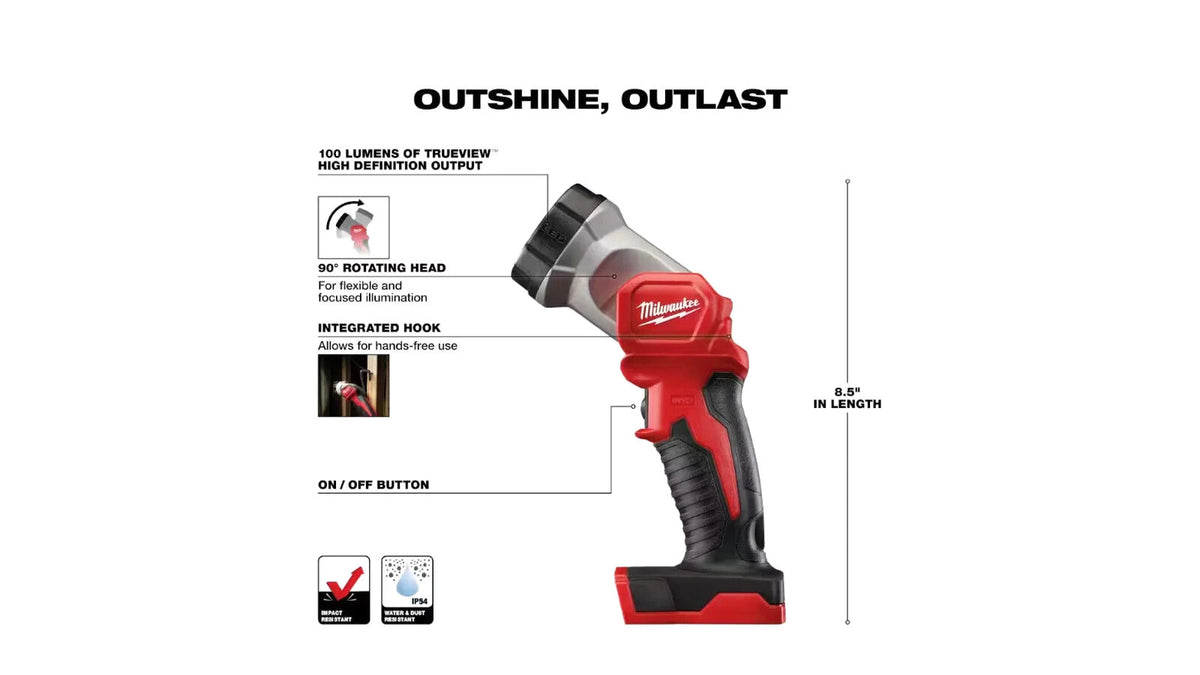 Milwaukee Open Box M18 18-Volt Lithium-Ion Cordless 7-Tool Combo Kit With 2 Batteries, Charger And Tool Bag - 2695-27SH