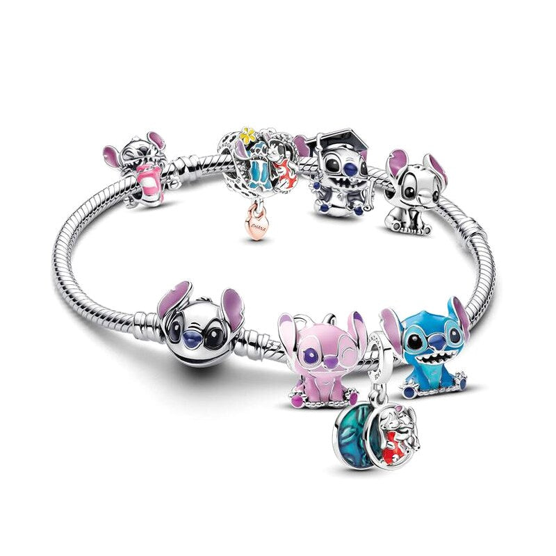 Character Charm Bracelet Set - Sterling Silver