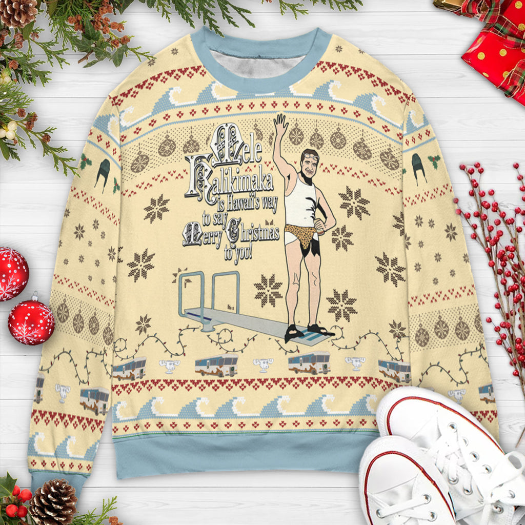 Mele Kalikimaka Ugly Christmas Sweatshirt