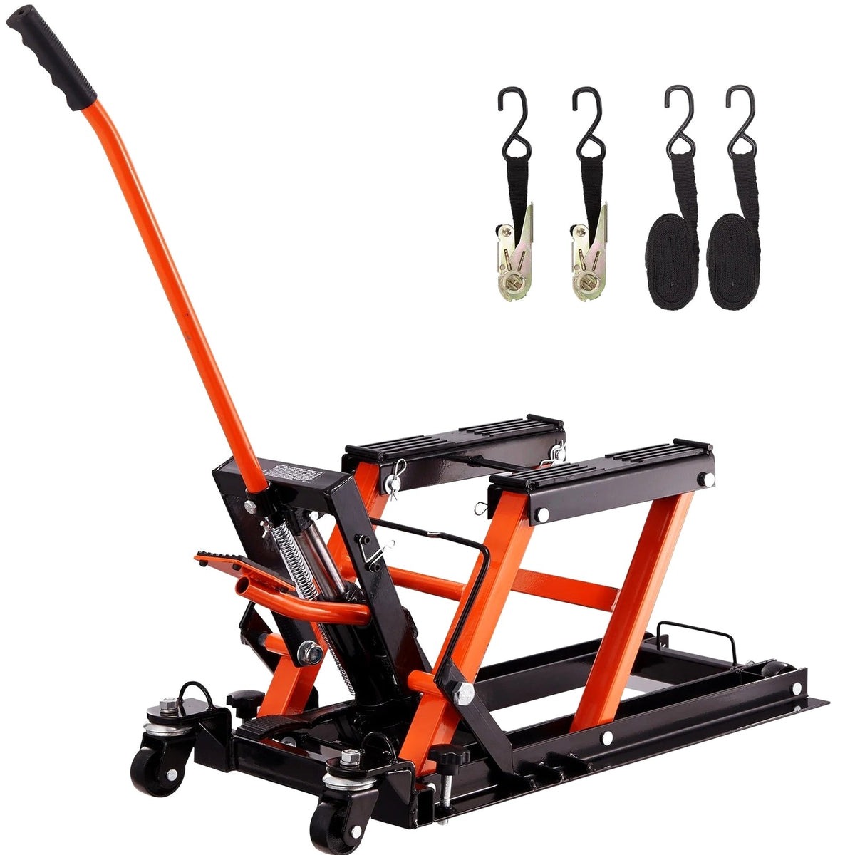 KFFKFF Hydraulic Motorcycle ATV Lift Jack, 1500 Lbs, 4.7-15 Inch - ZX0901-7B