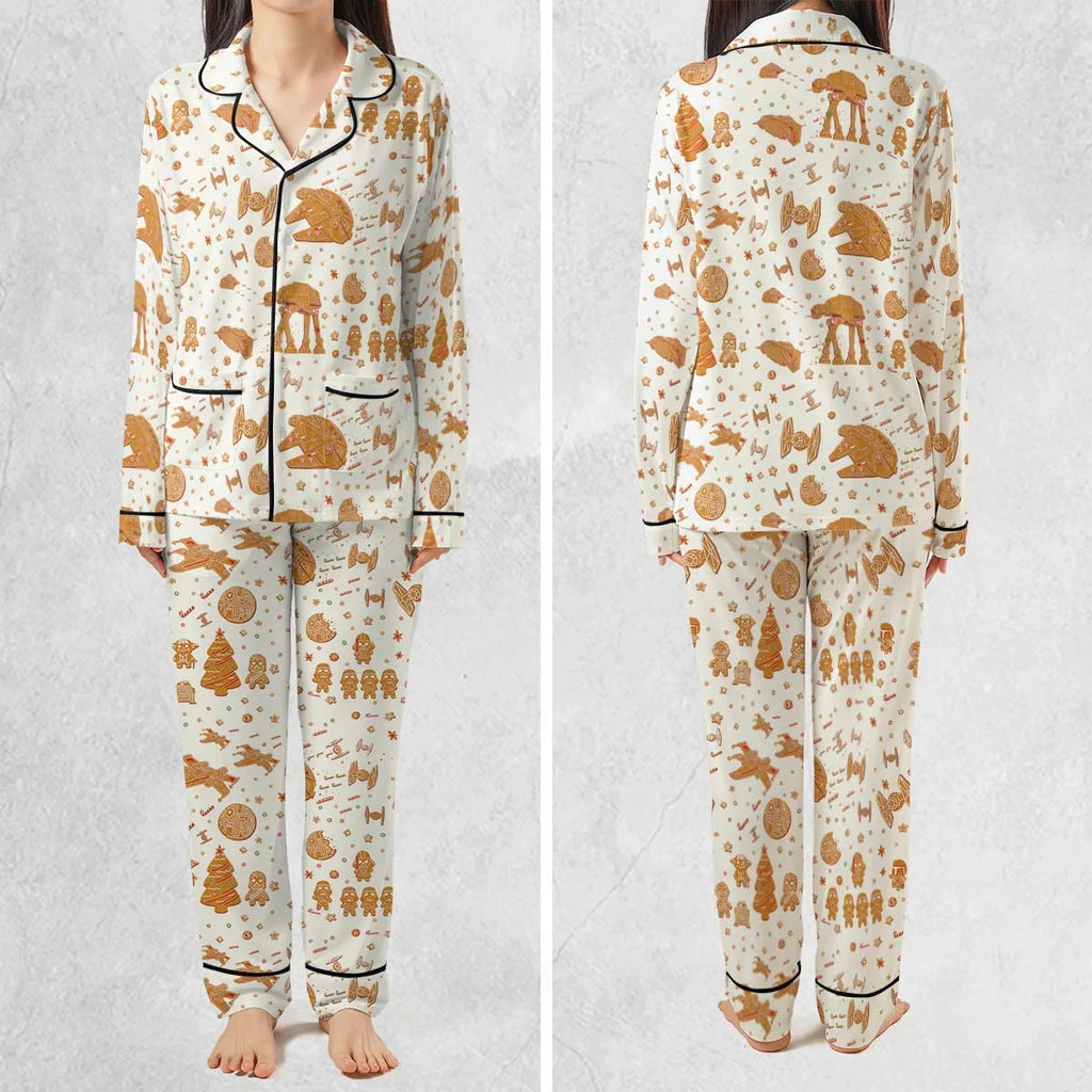Gingerbread Christmas Star Wars Pajamas Set
