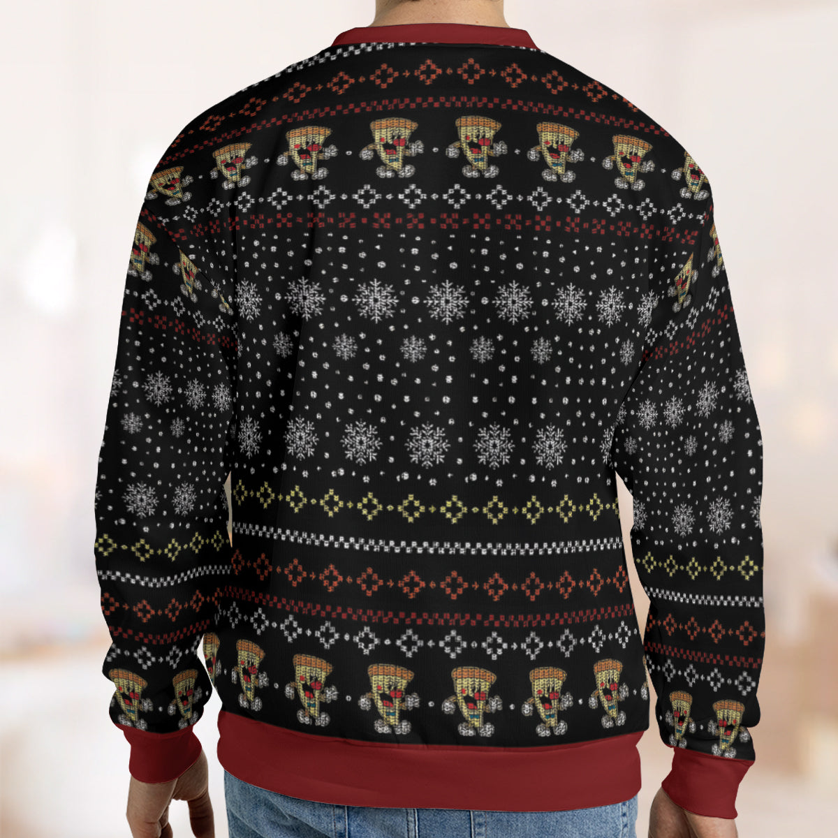 Peppino Pizza Pizza Tower Ugly Christmas Sweatshirt