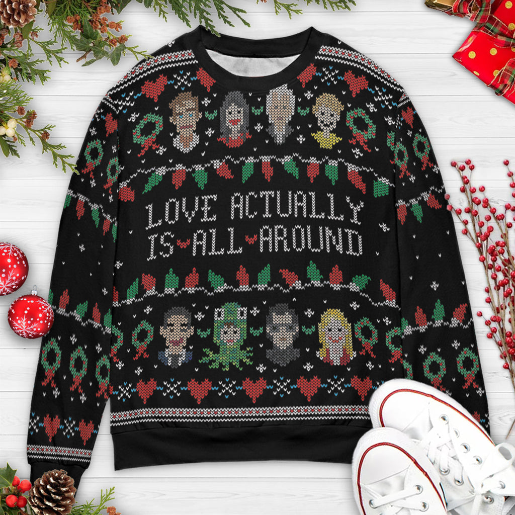 Love Actually Ugly Christmas Sweatshirt