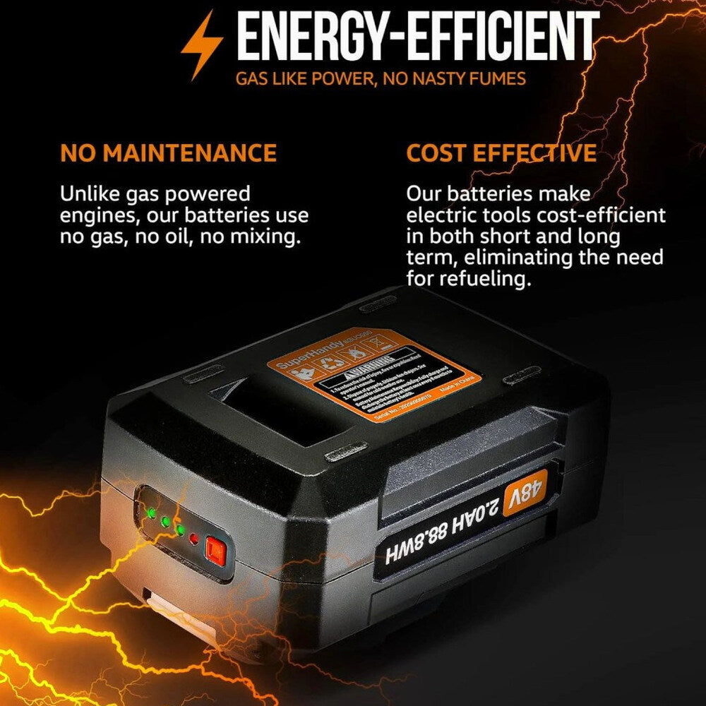SuperHandy 48V 2Ah Rechargeable Lithium-Ion Power Tool Battery