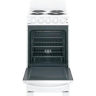 Hotpoint Freestanding Electric Range, 20 in, 4 Burner, White