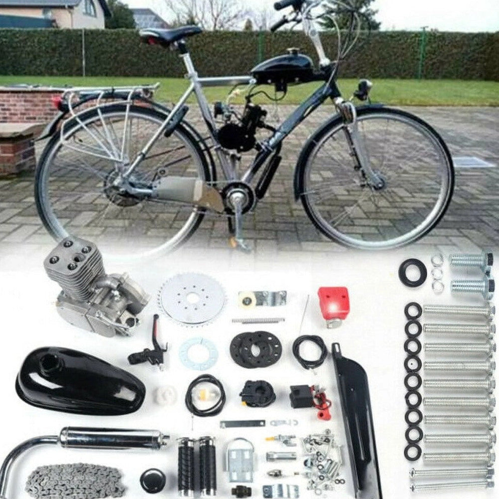100cc Bicycle Gasoline Engine Kit 2 Stroke Air-Cooling CDI Ignition