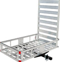 Aluminum Hitch Mount Cargo Carrier With 47 in Long Ramp, 1 Pack - 80779